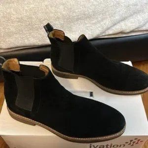 Suede Ankle Boots Men’s Steve Madden in Black